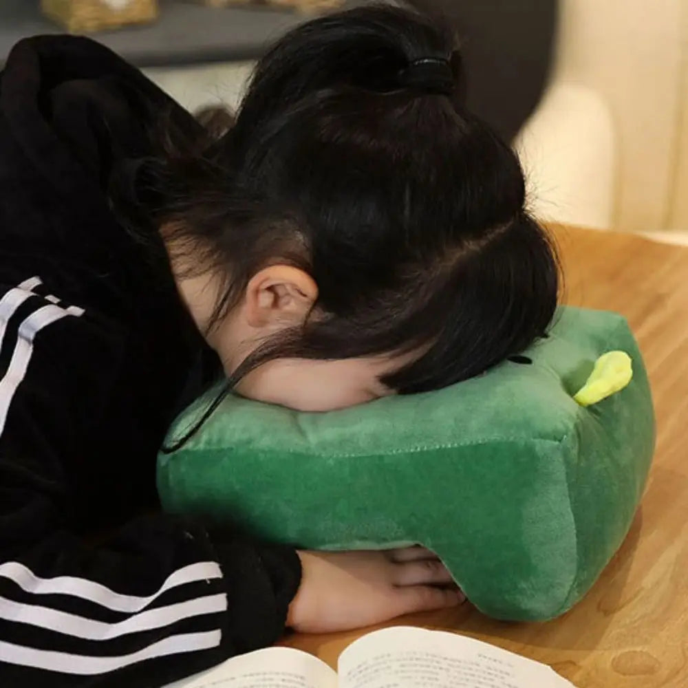 Cartoon Animal Nap Pillow – Soft Ring Desk & Travel Rest Pillow