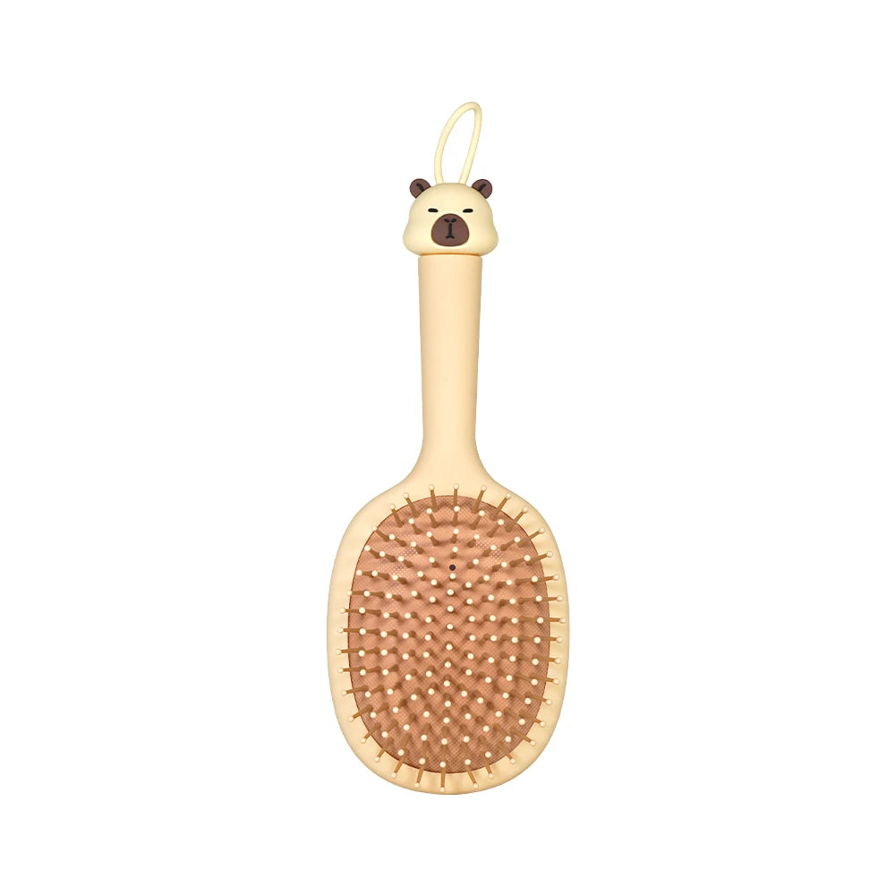 Capybara Air Cushion Hair Brush – Scalp Massage Comb Air Cushion Hair Brush Oasis Select TJ3175-10-Beige-02