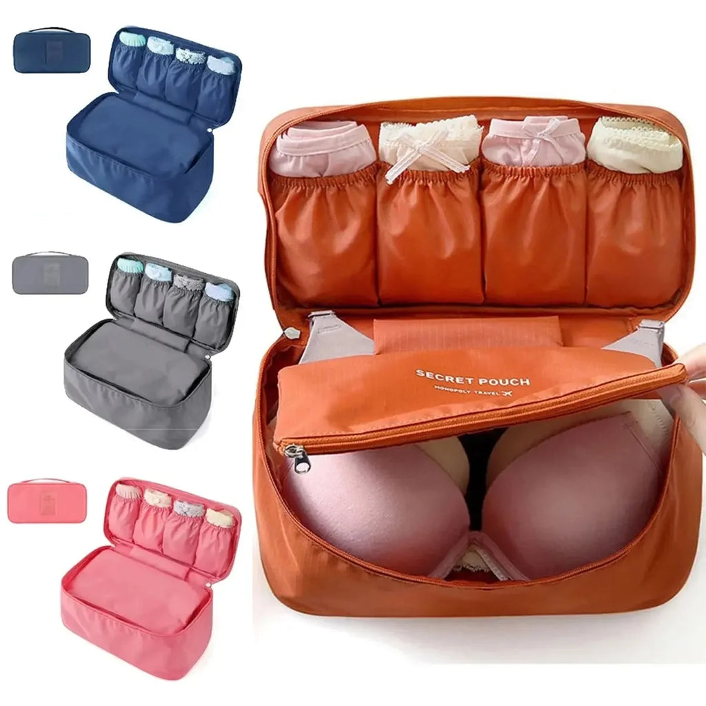 Portable Travel Storage Bag Multi-function Bra Underwear Organizer Bags Toiletry Cosmetic Case for Outdoor Travel Oasis Select