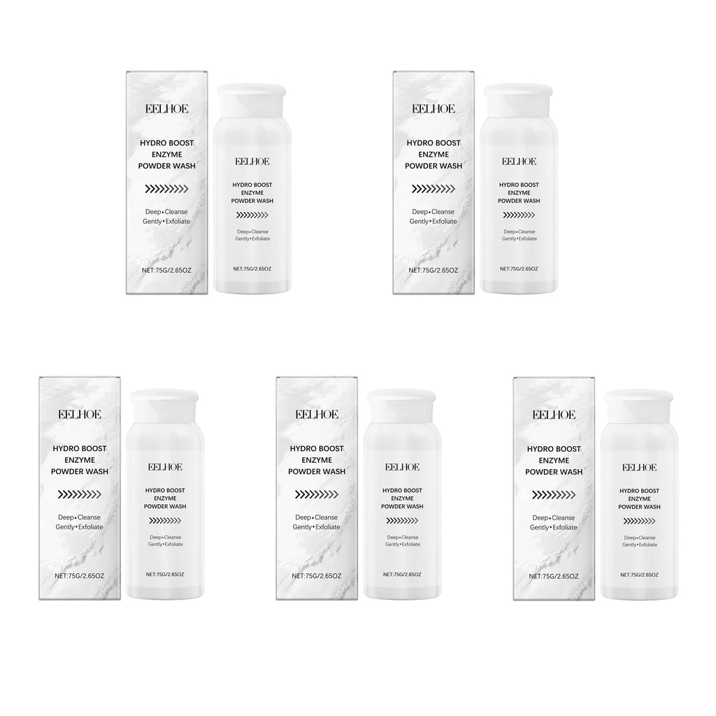 Enzyme Face Powder Wash Skin Oil Control Clean Facial Pores Remove Blackheads Pimples Refreshed Enzyme Face Cleanses Flour Oasis Select 5 x 75g Boxed