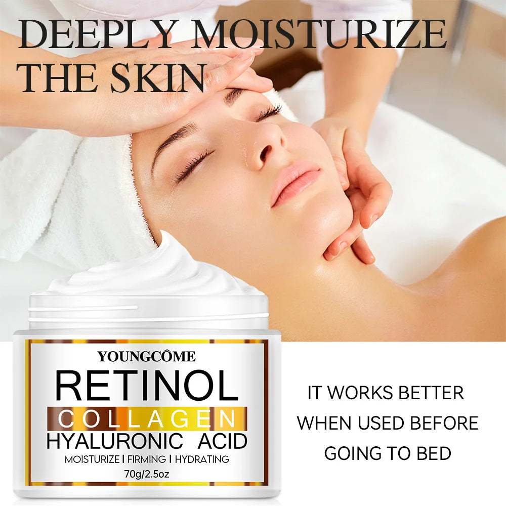 LGRAMER Retinol Face Cream – Collagen & Hyaluronic Acid