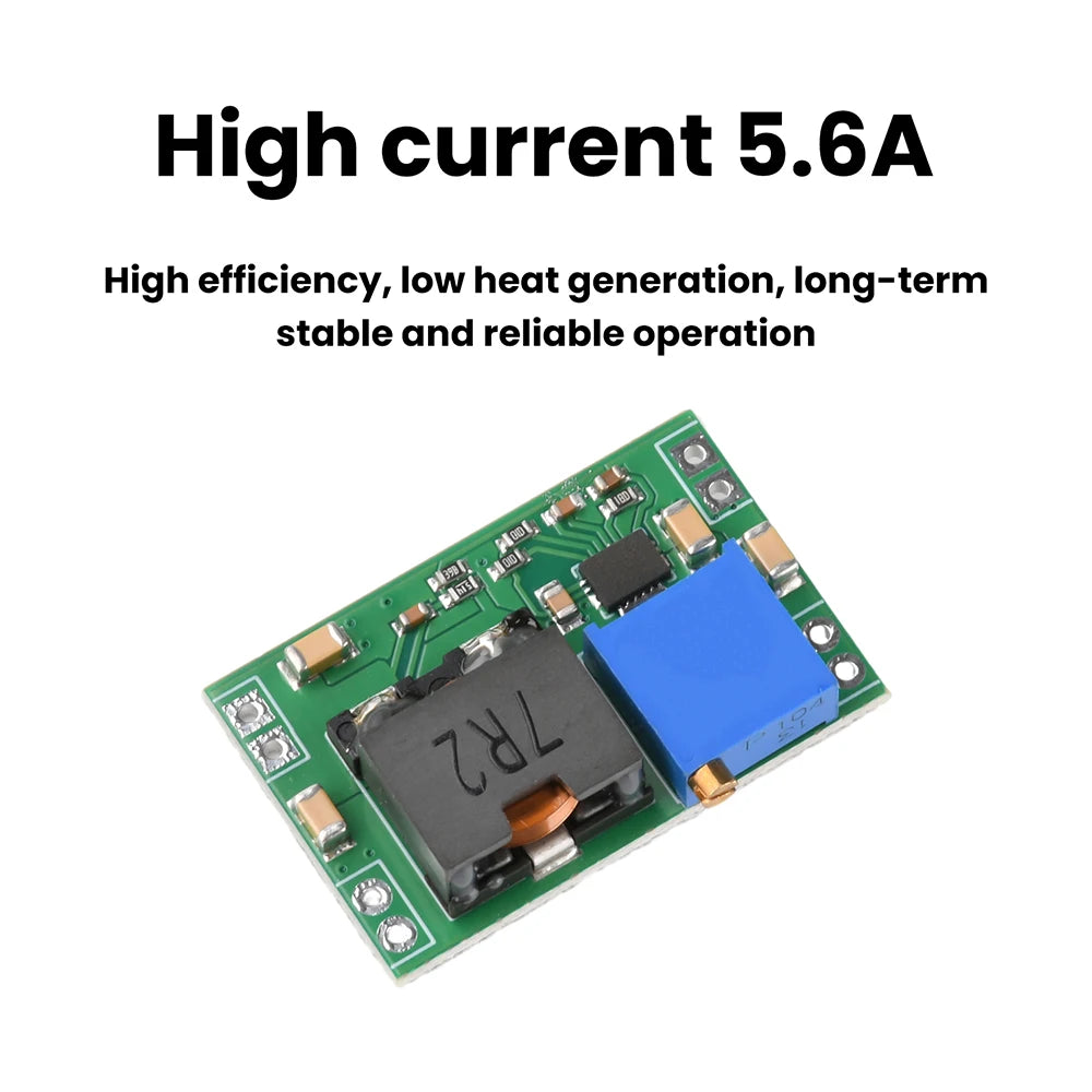 Adjustable Step-Down Module DC-DC 4.5-36V to 0.8-32V High Efficiency 5.6A Power Supply Compact Design for Industrial Electronics Oasis Select