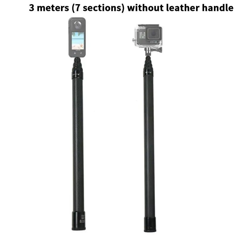 Strong and Long-lasting Carbon Fiber Camera Selfie Stick. Oasis Select A2