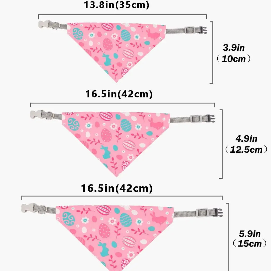 Pet Saliva Towel Adjustment Cute Cartoon Bear Weaved Dog Cat Collar Bib Grooming Arc Design Dog Scarf for Girl Small Dogs Cats Oasis Select