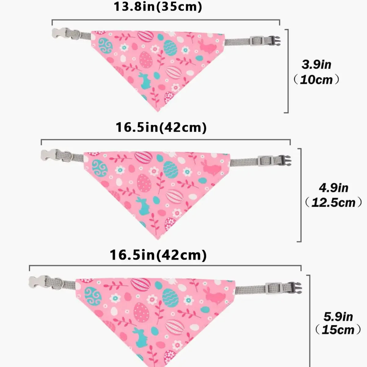 Pet Saliva Towel Adjustment Cute Cartoon Bear Weaved Dog Cat Collar Bib Grooming Arc Design Dog Scarf for Girl Small Dogs Cats Oasis Select