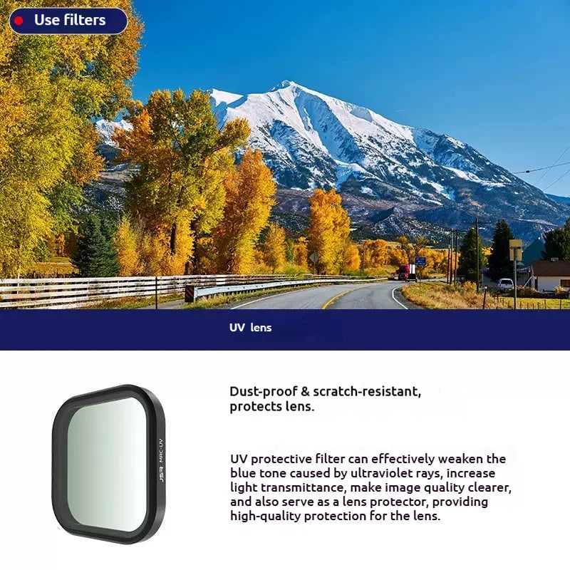 JSR Optical Glass Filters for Insta360 Ace Pro/Pro2 – CPL UV ND