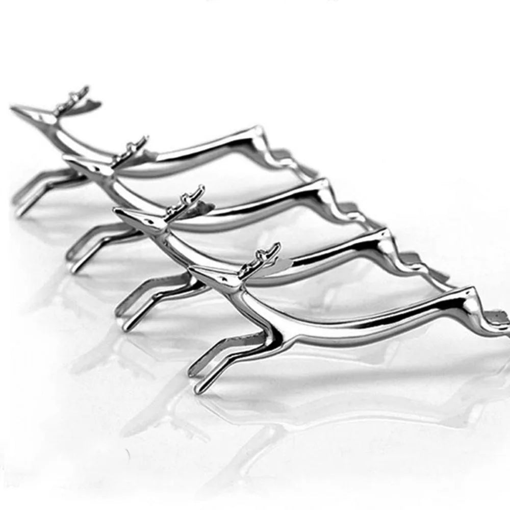 Zinc Alloy Fawn & Dog Cutlery Holder | Tableware Rack