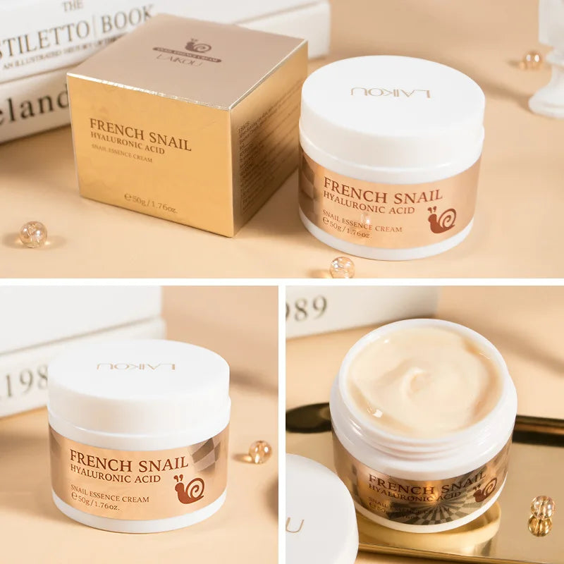 LAIKOU Snail Face Cream – Hyaluronic Acid & Collagen 50ml Snail Face Cream Oasis Select