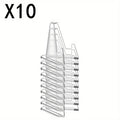 10/30pcs Transparent Acrylic Coin Display Stand Trading Card Stand Commemorative Coin Mini Stand Badge Stand Ornament Oasis Select 10Pcs