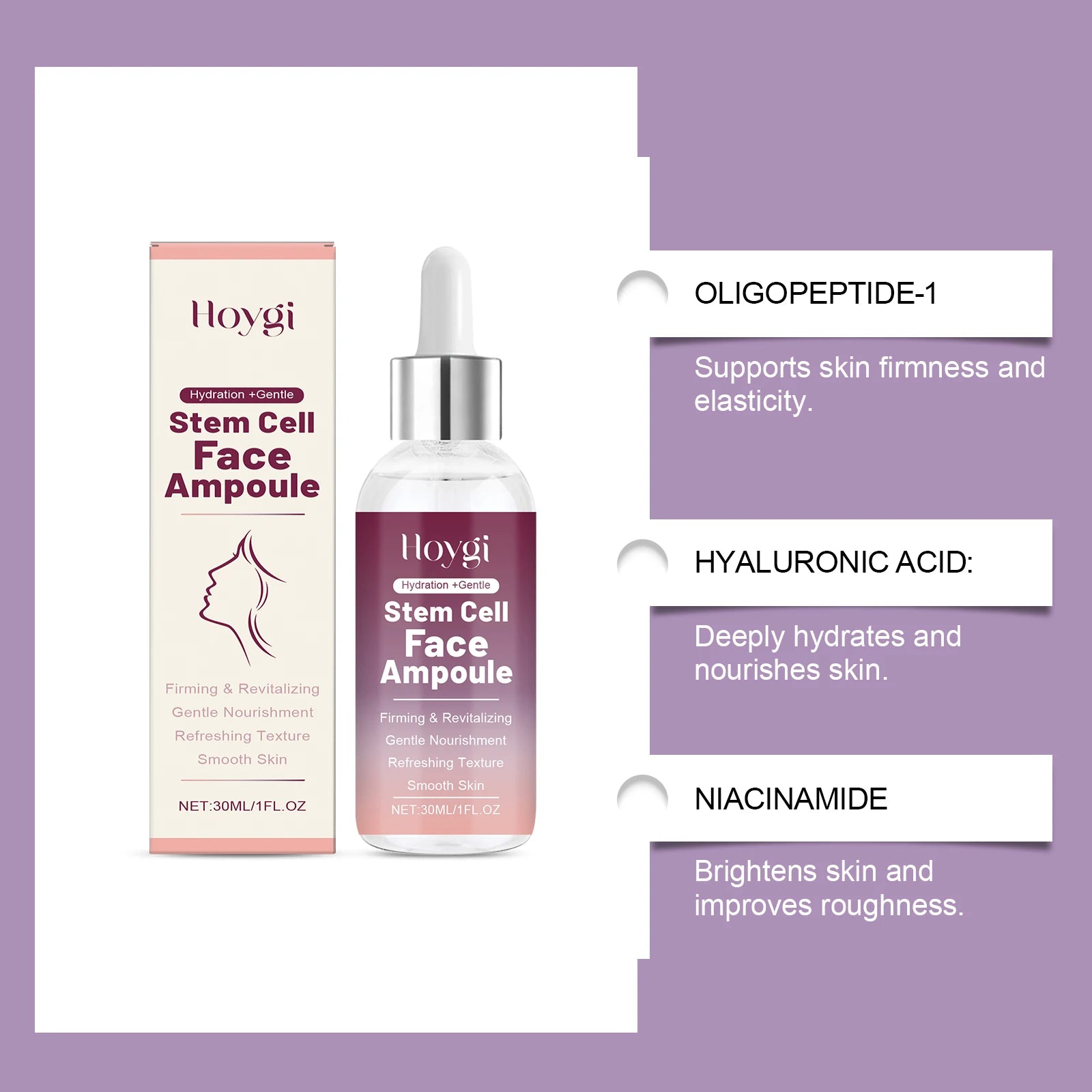 Hoygi Moisturizing Face Essence – Daily Hydrating Skin Serum Face Serum Essence Oasis Select