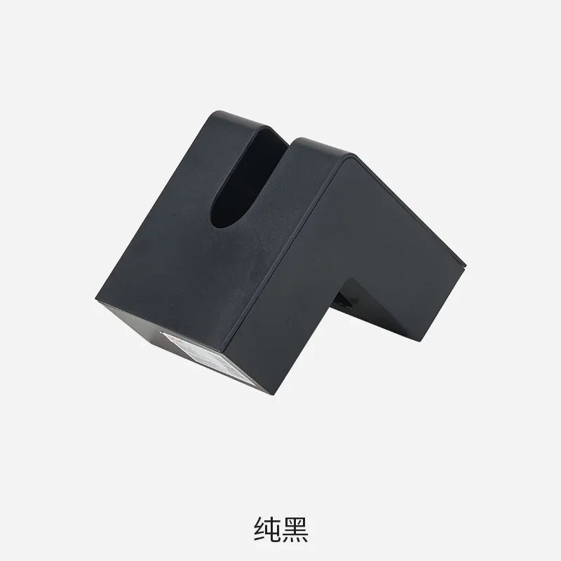 Japanese creative ins air-pumped paper box net red high appearance level L-shaped tissue box living room simple Kleenex box Oasis Select black
