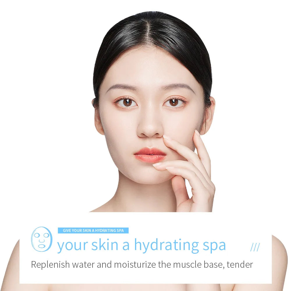 BIOAQUA Centella Collagen Sheet Mask 20Pcs Hyaluronic Acid Hydrating Moisturizing Brightening Daily Skin Care for Dry Skin Women Oasis Select