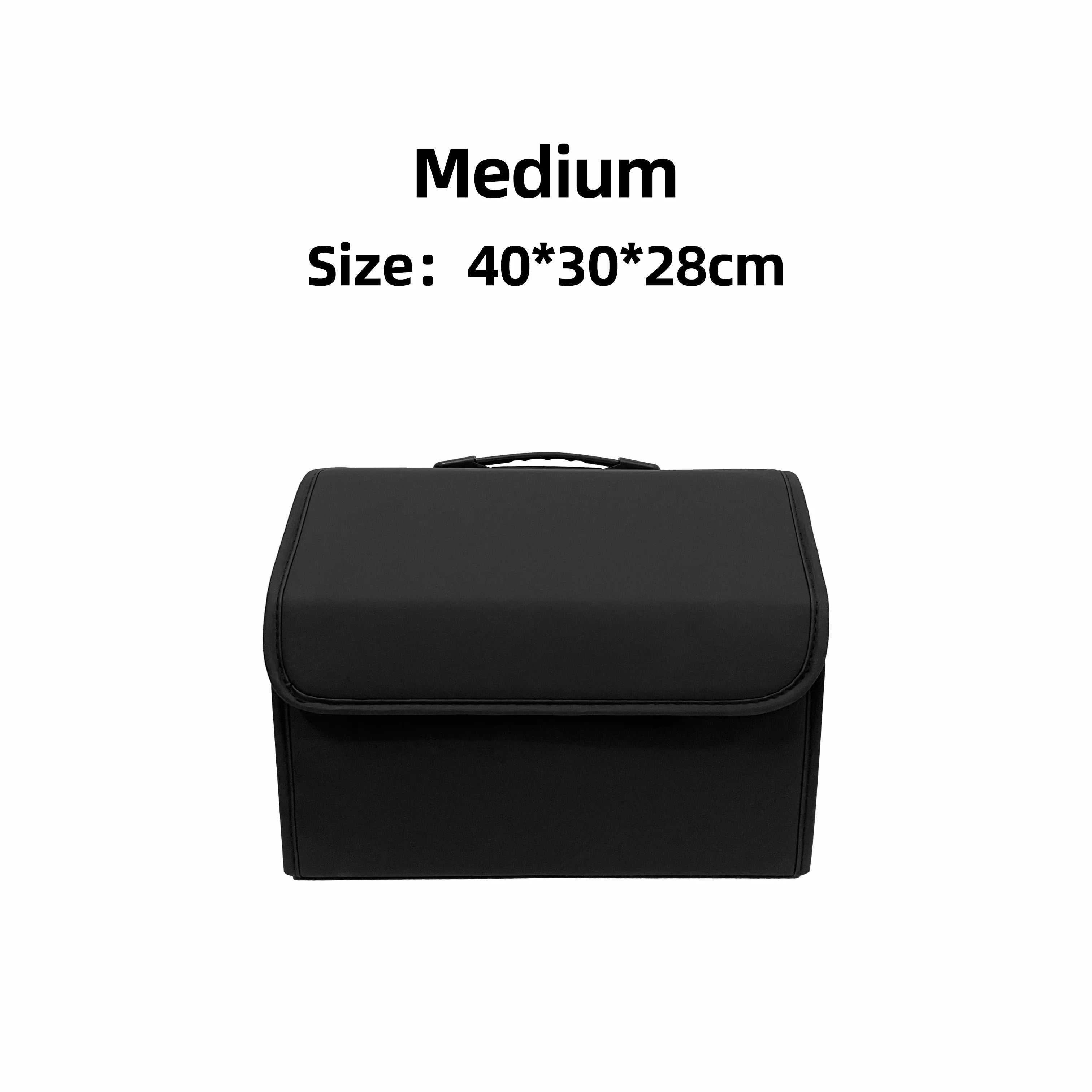 Storage Box PU Leather Multipurpose Collapsible Car Trunk Storage Organizer Car Trunk Organizer Stowing Tidying Auto Accessories Oasis Select M