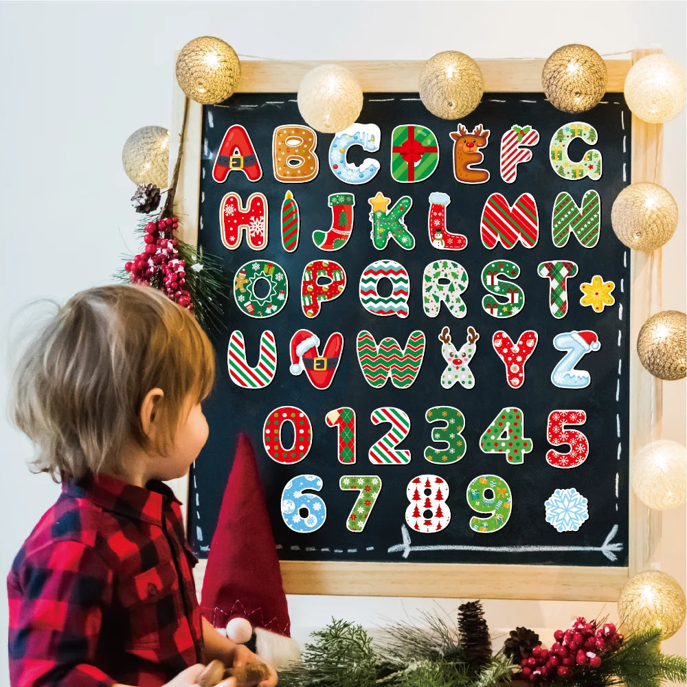 'S Learning Magnets Educational Christmas Refrigerator Sticker Christmas Fridge Magnet Rubber Decorative Fridge Magnet Oasis Select