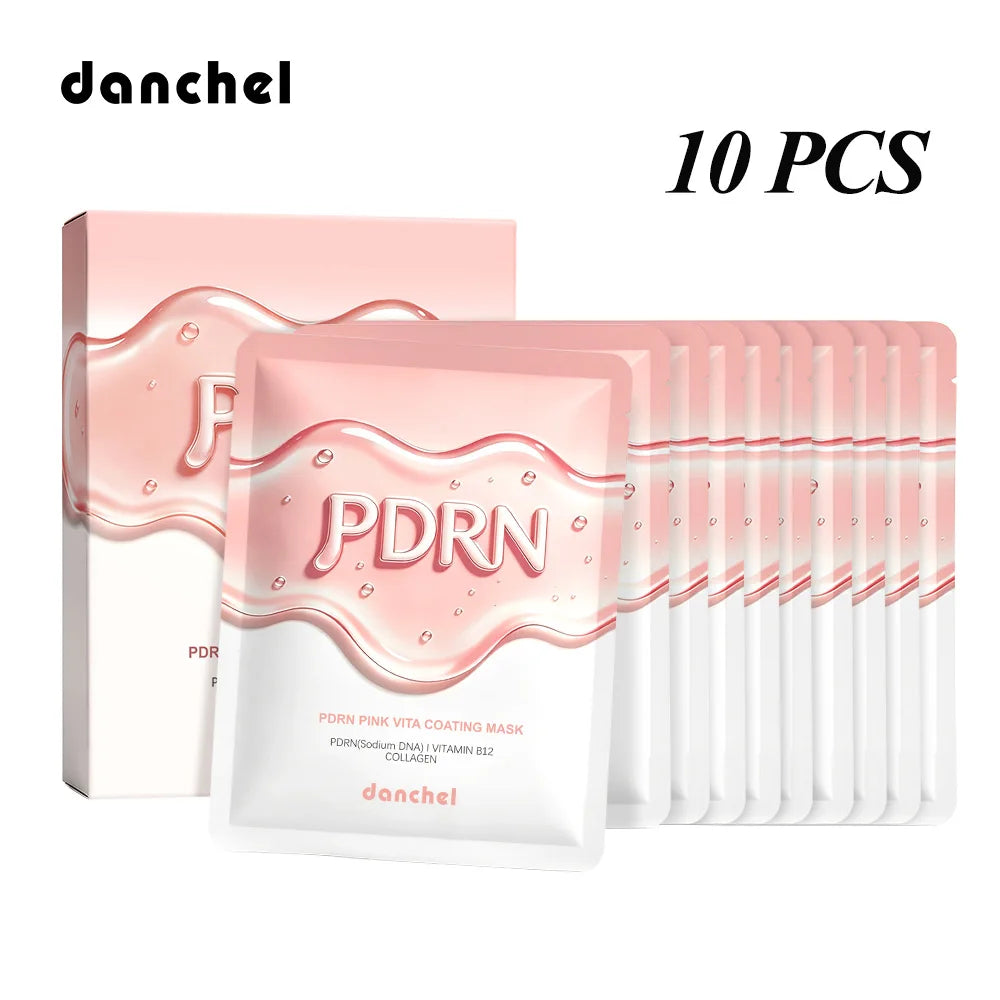 PDRN Vitamin B12 Coating Mask Barrier Repair High Purity Salmon DNA PDRN Improve Elasticity Evens Tone Deep Moisturizing Mask Oasis Select 10 PCS