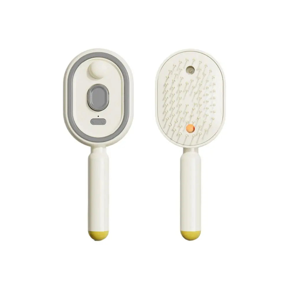 New Electric Hair Care Spray Massage Comb Simultaneously Stronger Ion Technology Less Breakage No Residue for Beautiful Hai Oasis Select beige