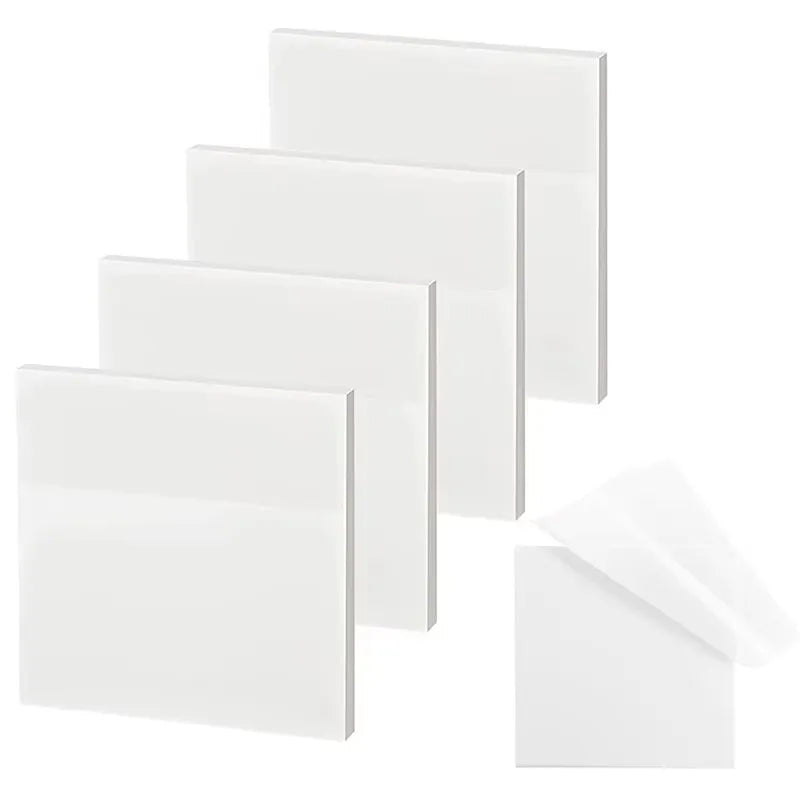50-250Sheets Transparent Waterproof Posted It Sticky Note Pads Notepads Posits for School Stationery Office Supplies Oasis Select