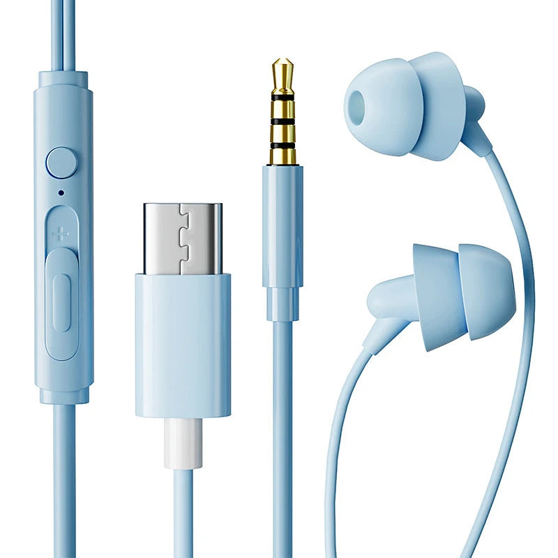 In-ear Silicone Sleep Earphones For Sleeping Side Sleeping Earphones Computer And Mobile Phone Noise Reduction Wired Earphones Oasis Select