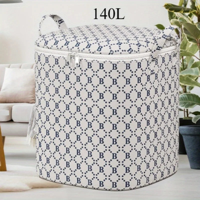 1pc Ultra Large Capacity Dustproof Clothes & Quilt Storage Bag, Home Moving Packing Travel Organizer, Multipurpose Storage Bag Oasis Select 140L