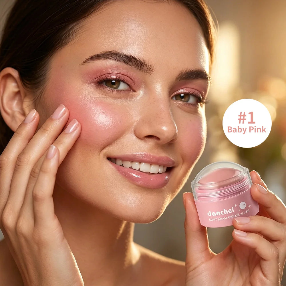 Matte Cream Blush Stick – Waterproof & Blendable | danchel