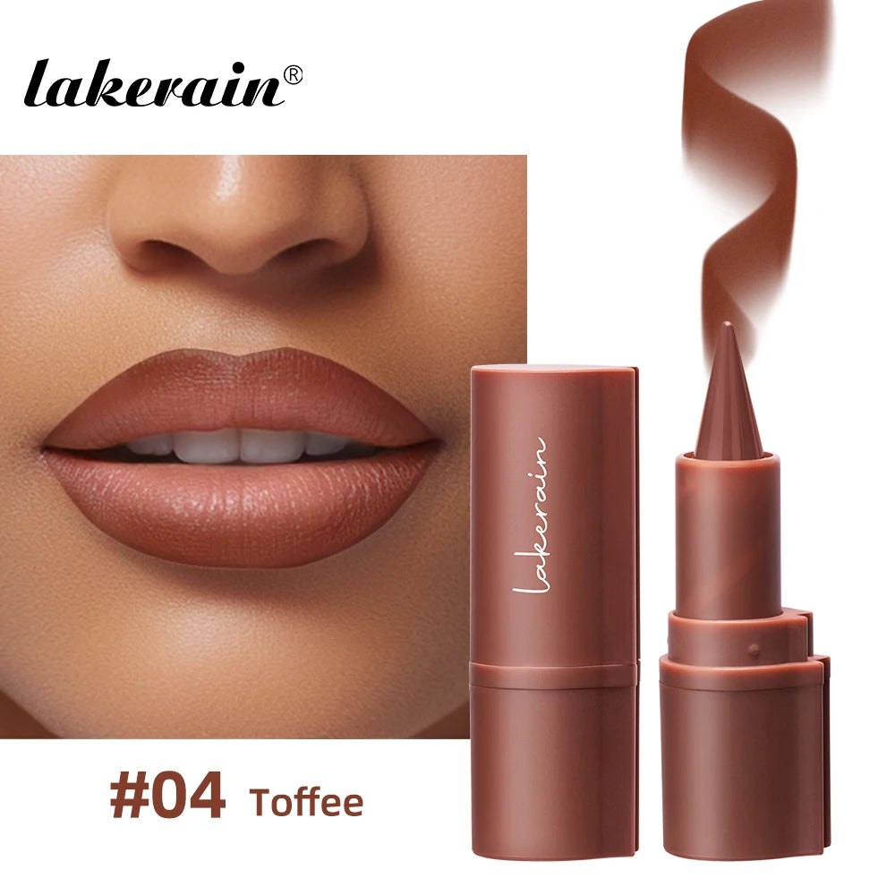 Lakerain Matte Lip Liner Crayon – Waterproof Velvet Lipstick