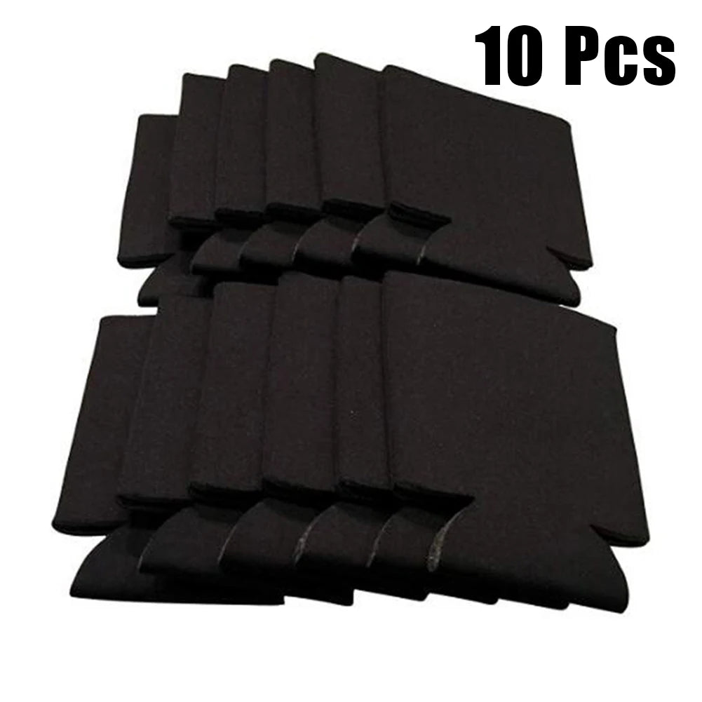 10-Pack Neoprene Can Cooler Sleeves | Collapsible Insulated Holders