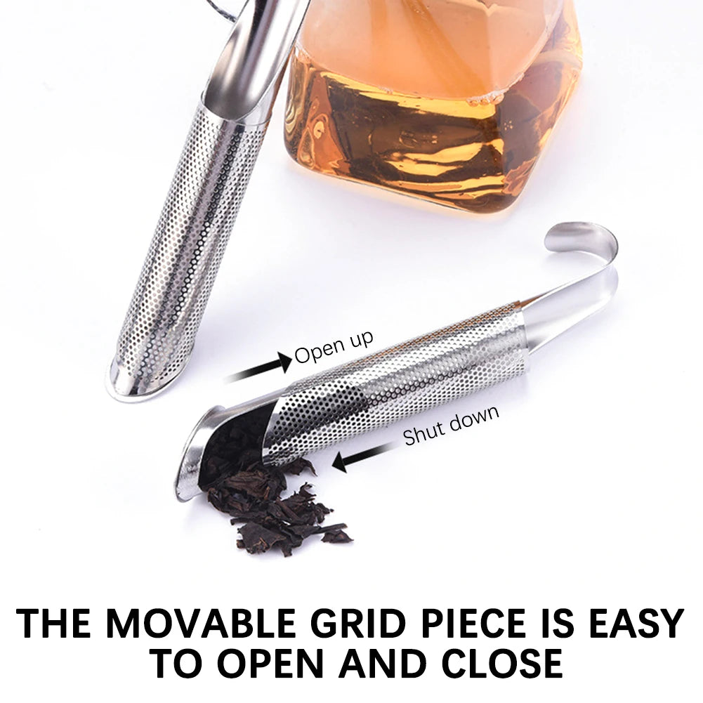 Stainless Steel Tea Infuser Wand | Loose Leaf & Coffee Strainer