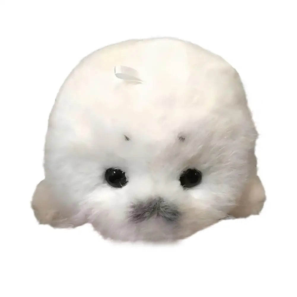 Cute Seal Plush Keychain – Kawaii Stuffed Animal Fidget Toy