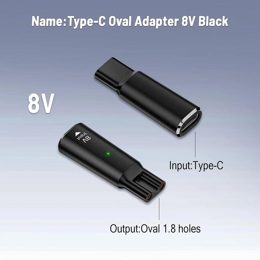Type-C Charger Adapter for Philips OneBlade QP2530 QP2630 HQ850 Shaver Charging Adapter Oasis Select