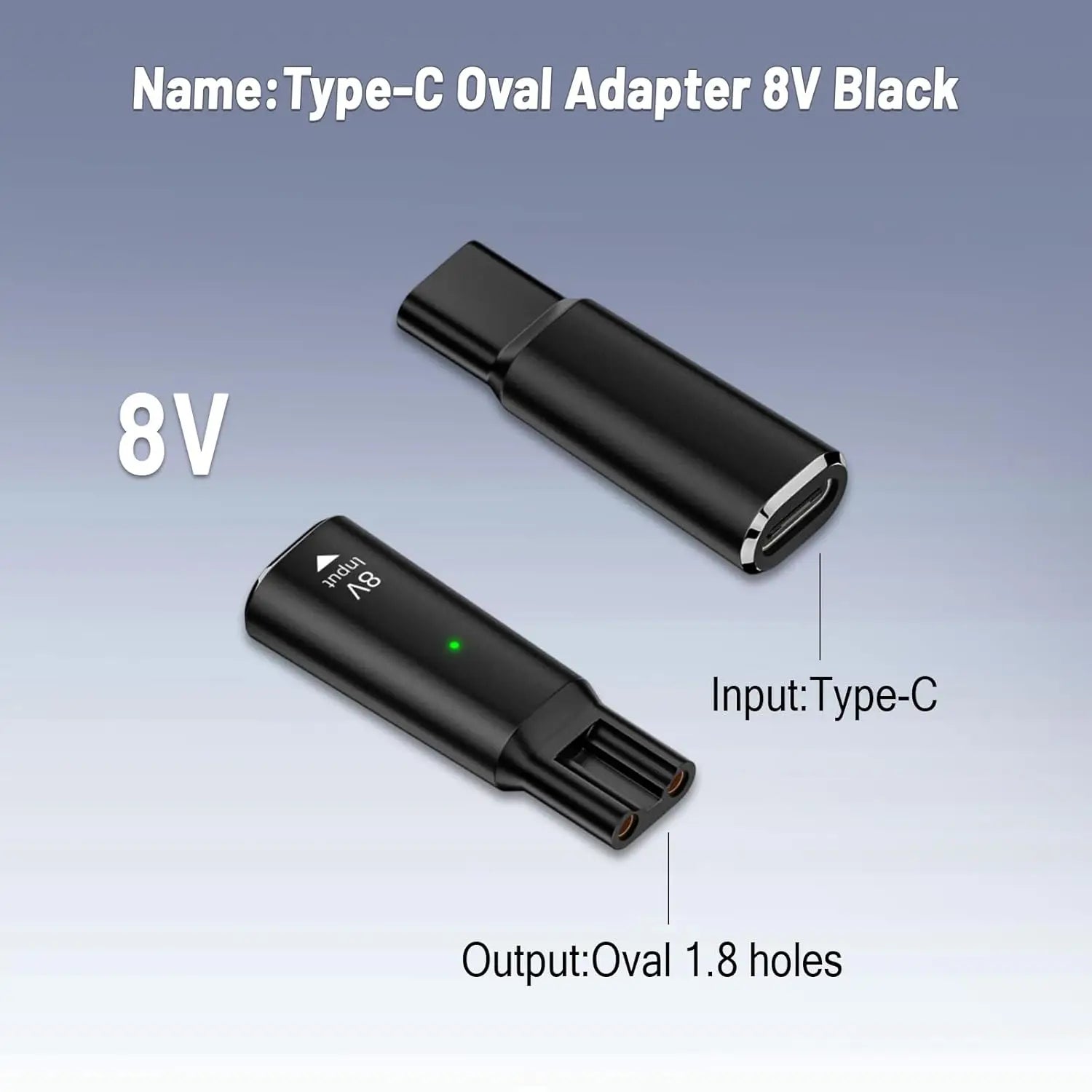 Type-C Charger Adapter for Philips OneBlade QP2530 QP2630 HQ850 Shaver Charging Adapter Oasis Select