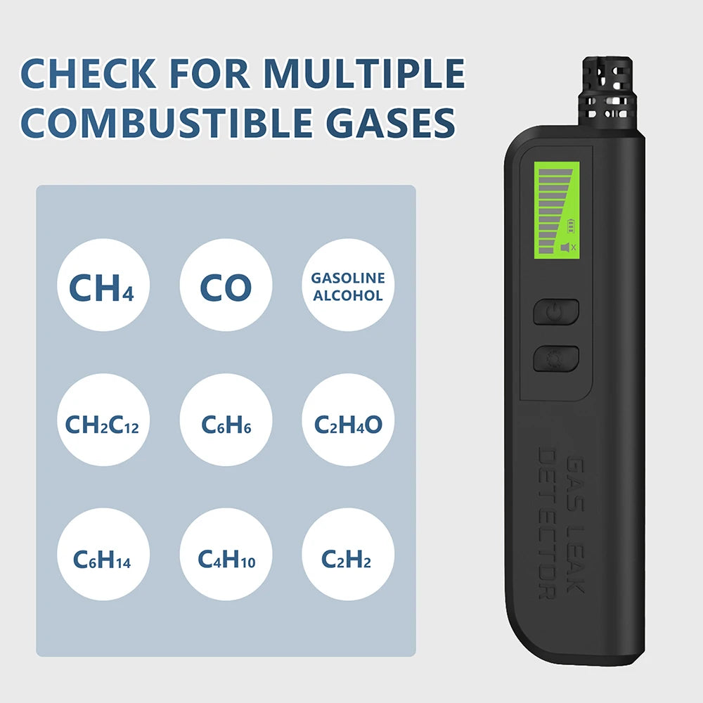 Natural Gas Leak Detector 50–1000 parts per million Combustible Gas Detector Methane Leak Detector Oasis Select