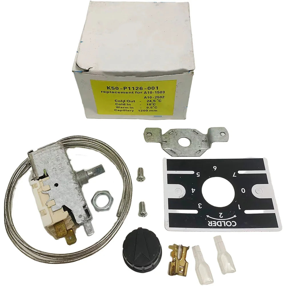 Metal K50-P1126-001 K50-P1127-001 Thermostat Temperature Controller For Refrigerator Replacement Accessories Oasis Select 1126