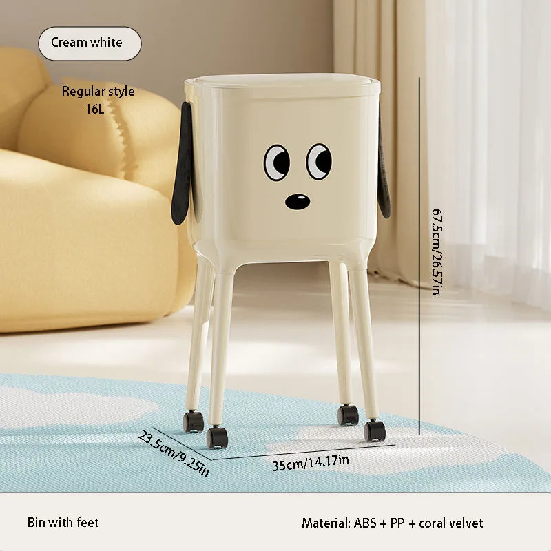 Bending-free high leg trash can, lovely design, suitable for living room, bedroom, kitchen and bathroom Oasis Select Regular