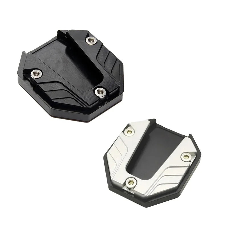 1/2/4pcs Universal Bicycle Foot Extension Kickstand Accessories Motorcycle Side Stand Cover Aluminum Alloy Motorcycle Stands Pad Oasis Select Mixed-2pcs 2