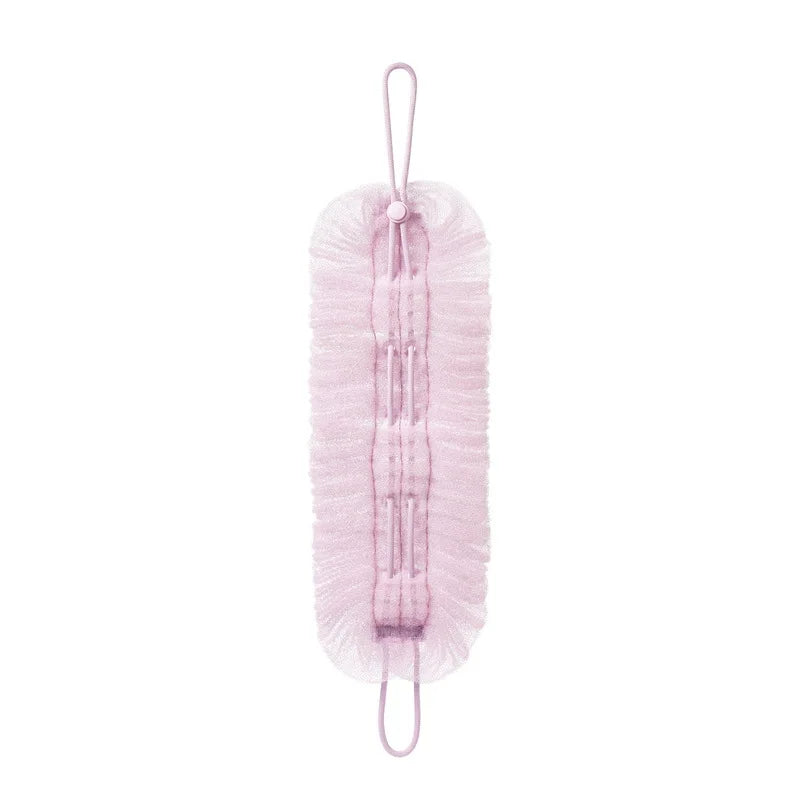 Dual Rubbing Tools Purpose Body Cleansing Accessory Stretchable Bath Scrub Strip Skin Exfoliating Washer Comfortable Back Oasis Select A