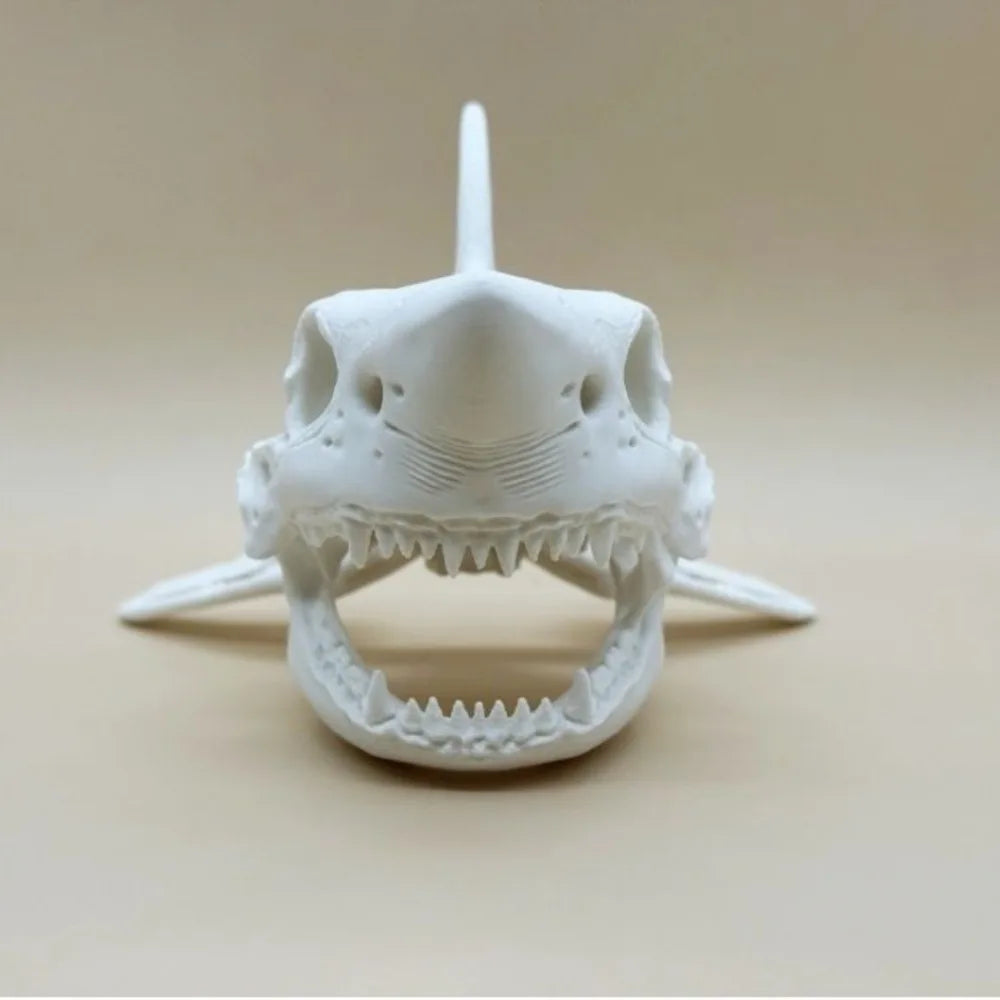 3D Printing Shark Skull Skeleton Cosplay Props Aquarium Ornaments Fish Tanks, Reptiles Fish Tank Landscapes Fish Shrimp Shelter Oasis Select 9cm