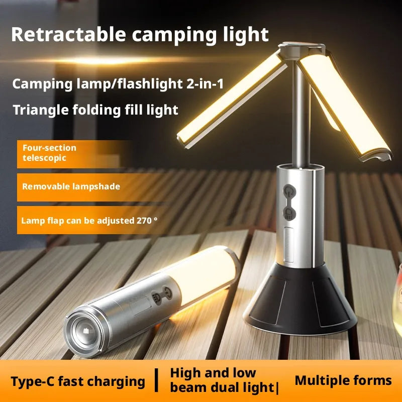SHINEKNOT Telescopic Camping Lantern – 1000LM LED Light