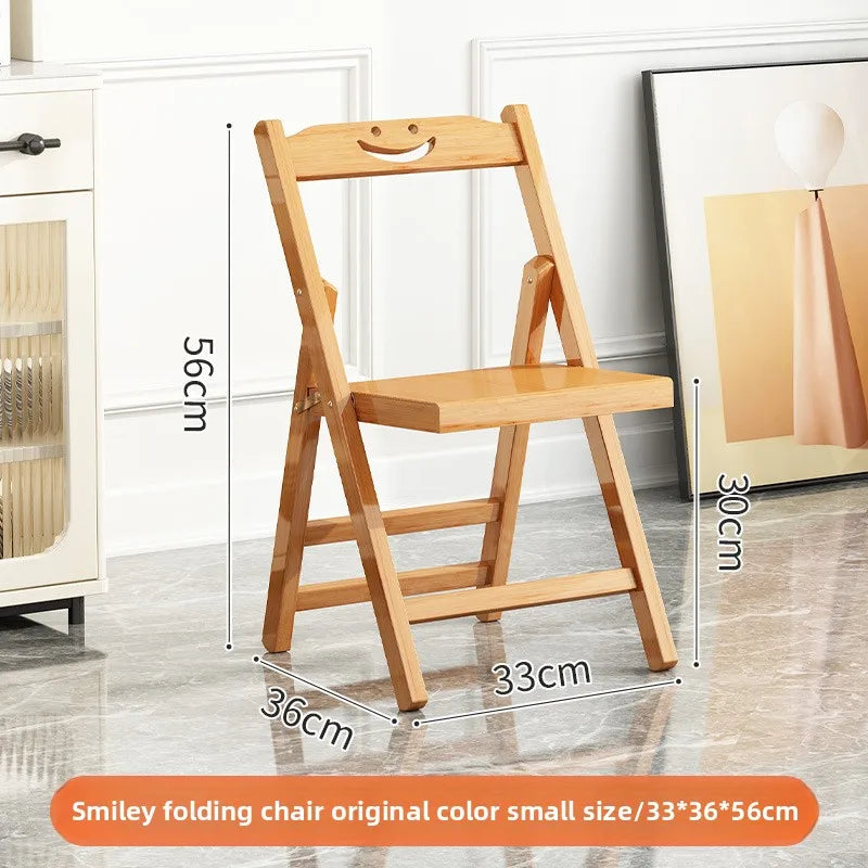 Foldable stool Solid wood small bench Backrest chair Mazar stool Outdoor low stool Oasis Select 4