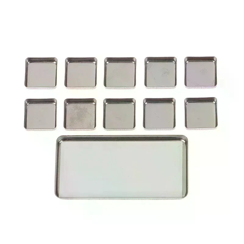 Watercolor Box Packaging Grid 0.5ml/1ml/2ml For Travel Box Magnetic Aluminum Palette Professional Paint Art Supplies Oasis Select