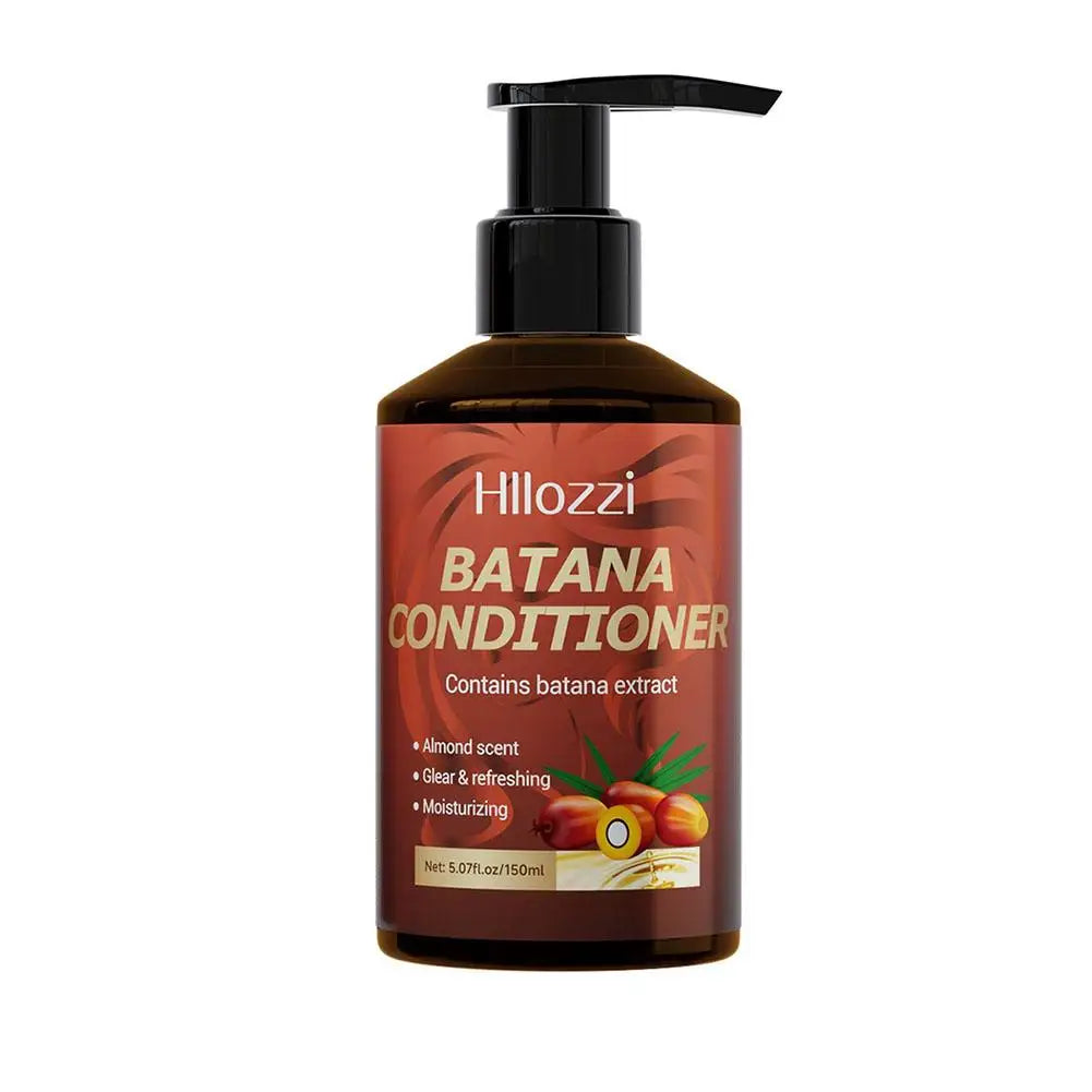 Batana Strengthening Hair Shampoo Conditioner Anti Frizzy Moisturizing Scalp Soften Hair Smoothing Repair Damaged Hair Care Set Oasis Select Conditioner