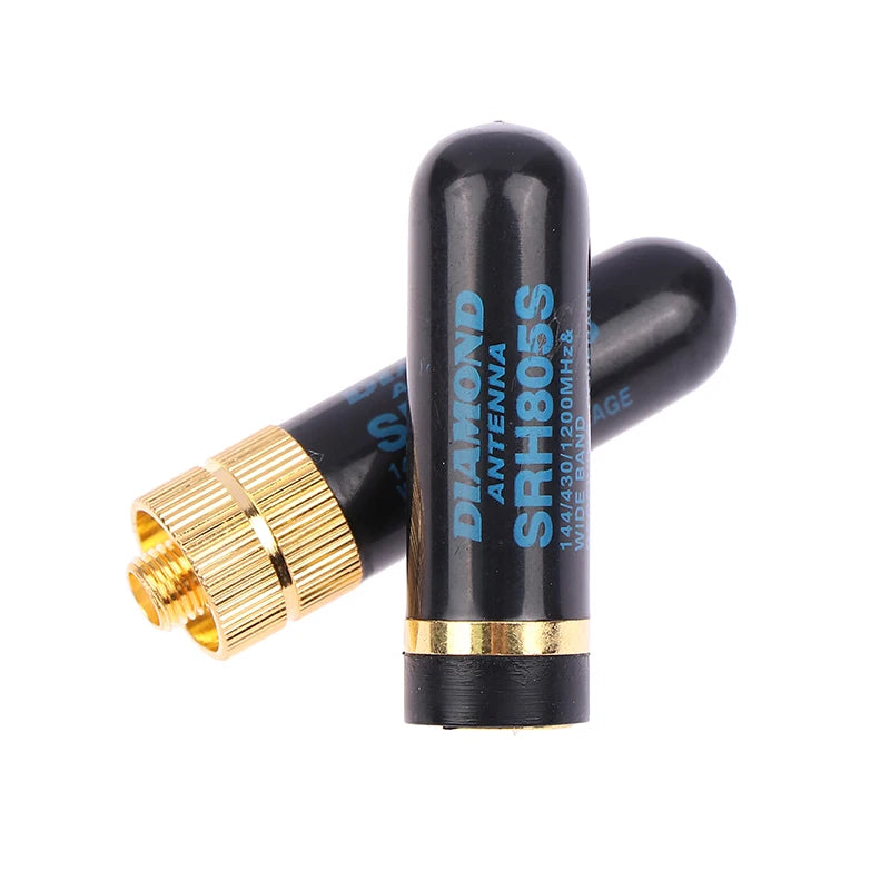 SMA-M/SMA-F Dual Band Antenna UHF+VHF SRH805S Walkie Talkie For Baofeng/YAESU 136-174MHz & 400-520MHz Oasis Select