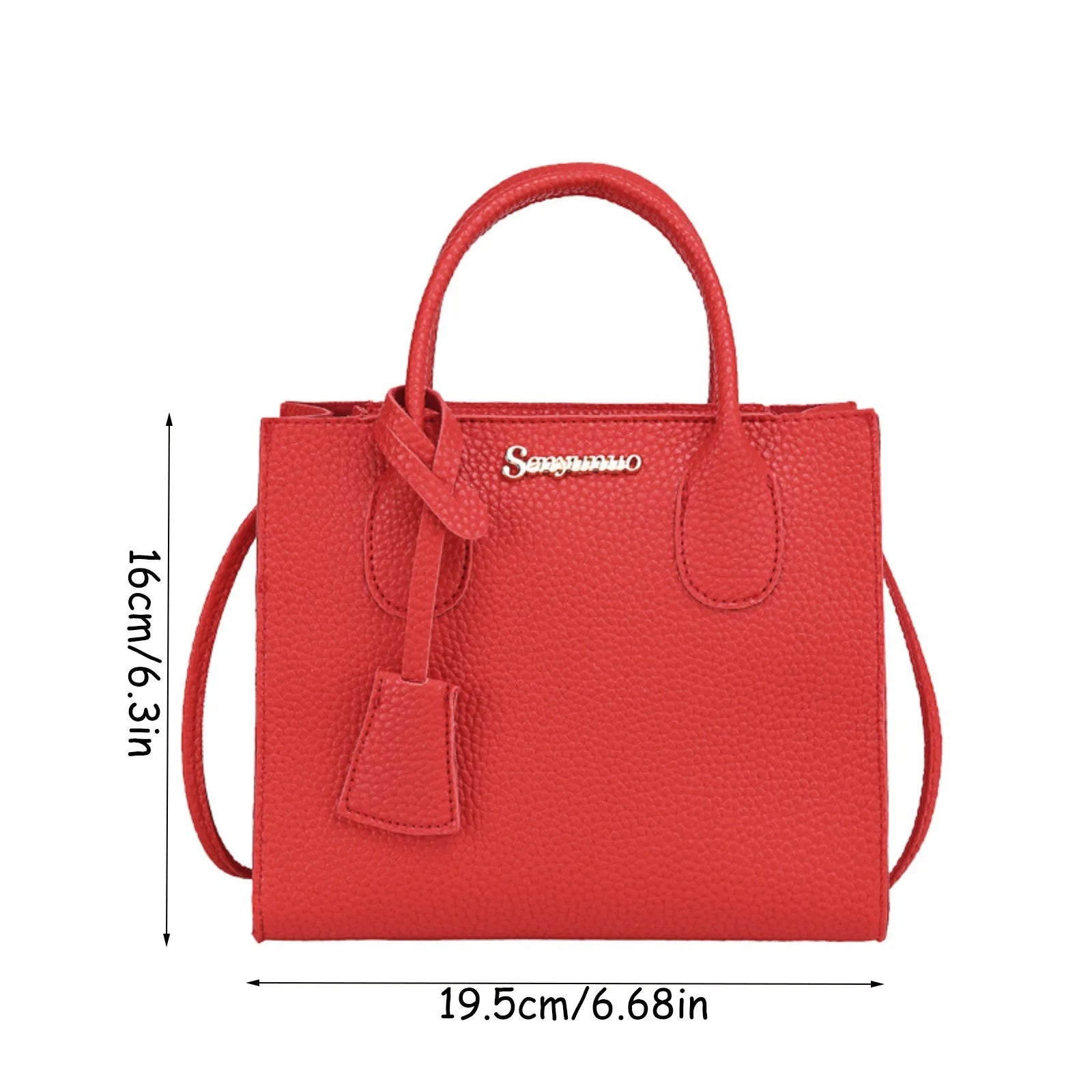 Women's Large PU Leather Tote Shoulder & Crossbody Handbag Tote Crossbody Handbag Oasis Select