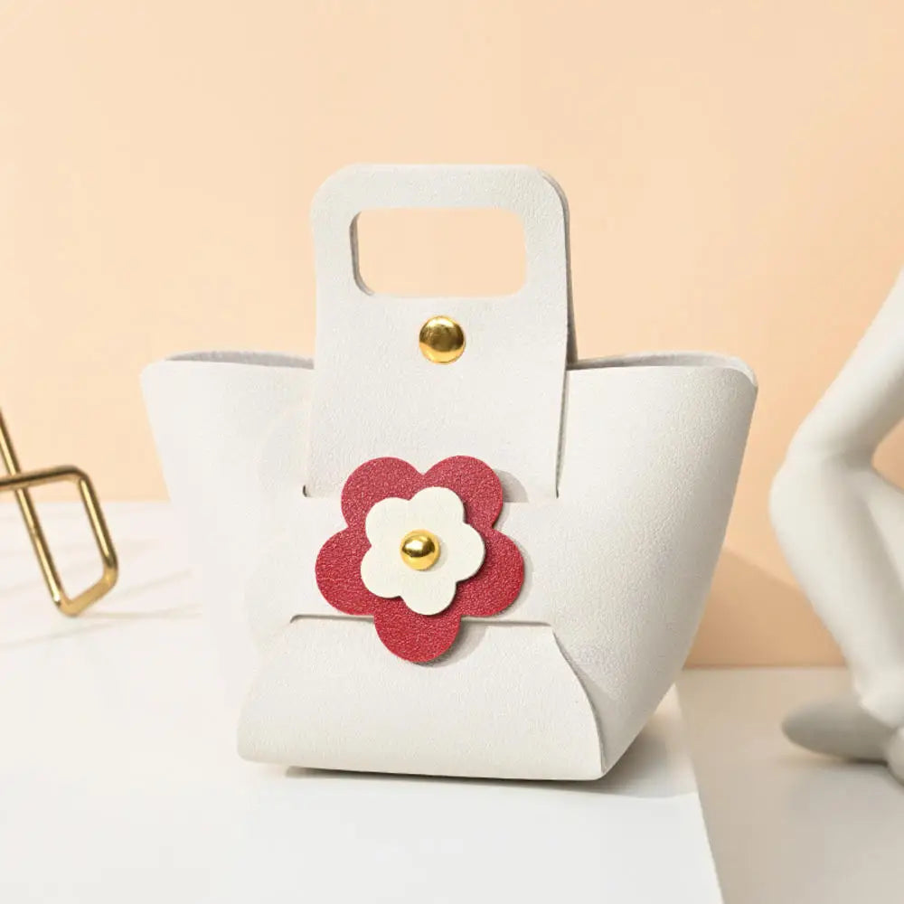 1PCS Leather Gift Bags Bow Ribbon Packaging Bag Wedding Favour Distributions Bags Eid Mubarak Candy Packaging Box Mini Handbag Oasis Select 5 Other