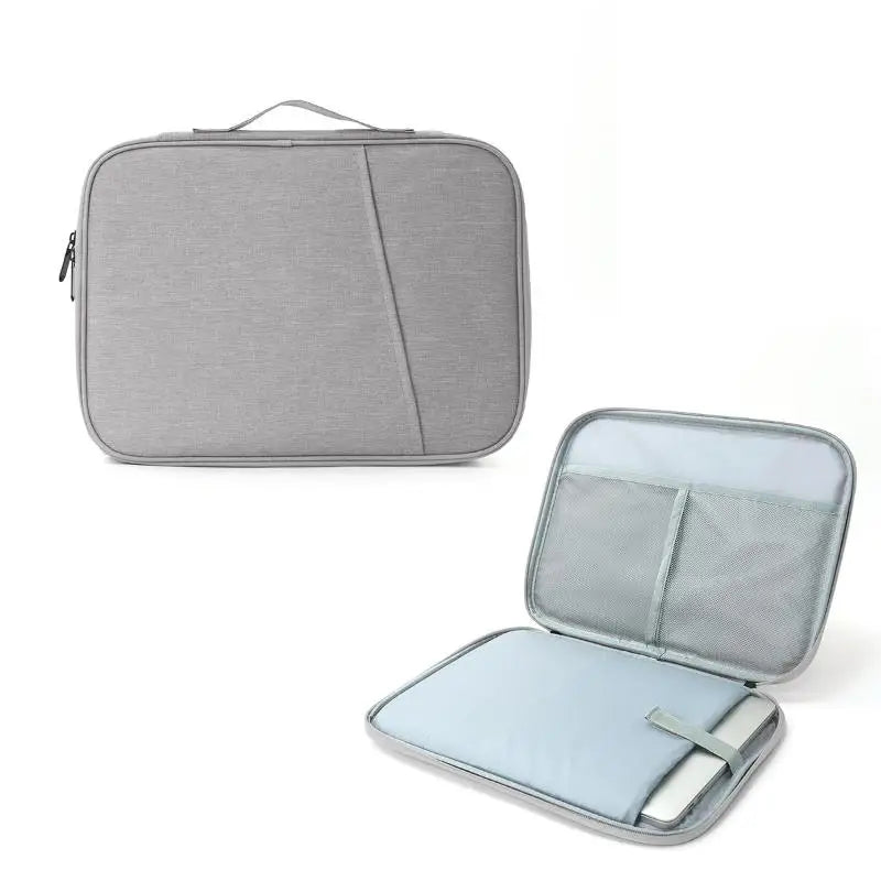 Waterproof Shockproof Handle Bag Laptop Sleeve Case Tablet Sleeve Cover Bag Portable Shockproof Storage Bag Oasis Select Gray