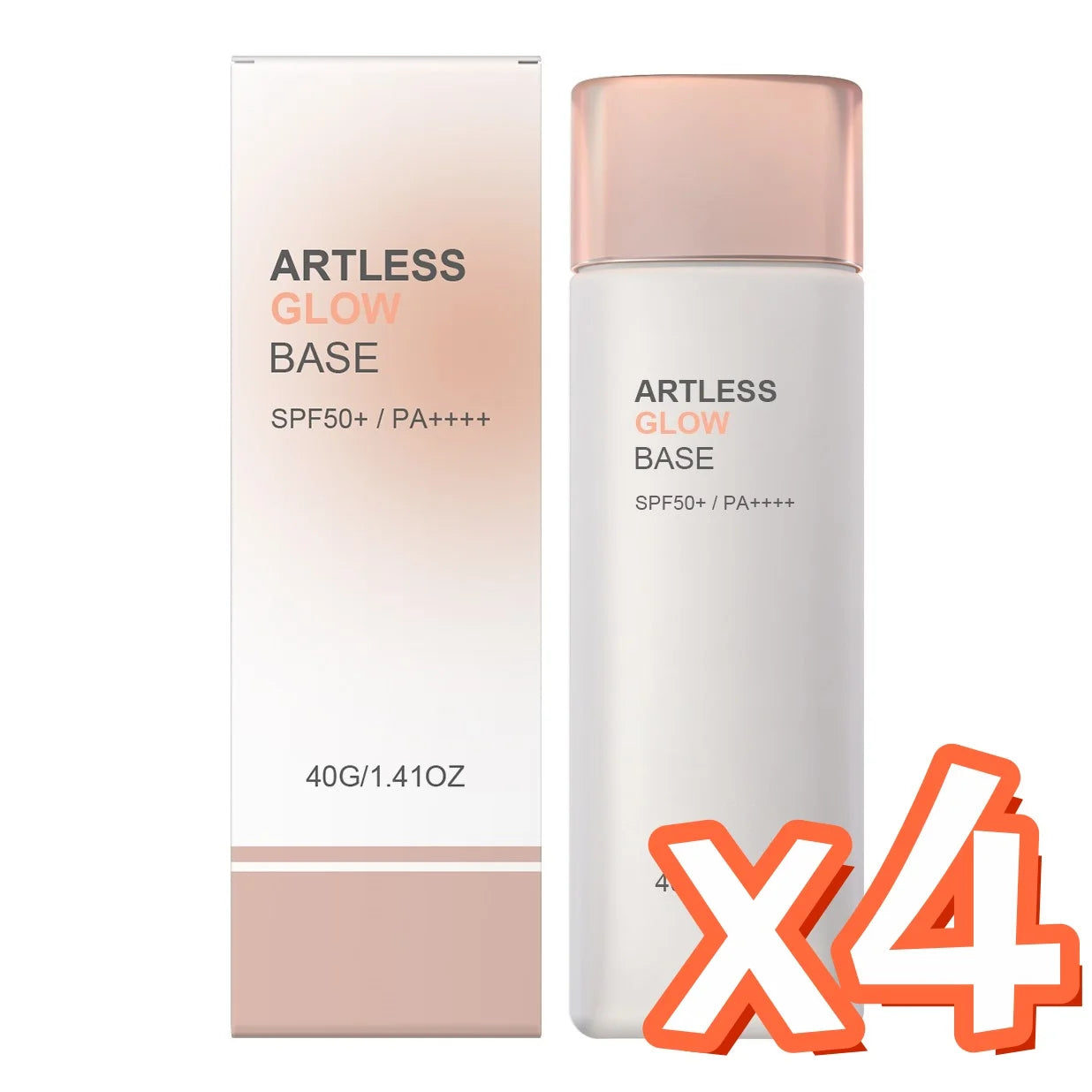 Hydrating Color-Adjusting Foundation SPF 15 Natural Coverage Invisible Face Pores Lightweight Sunscreen Primer Makeup Base Cream Oasis Select 40g Boxed x4PCS