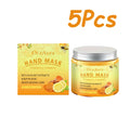 Vitamin C Turmeric Peel Off Hand Mask Moisturizing Nourishing Smoothing Skin Hydrating Improve Roughness Hand Skin Care Oasis Select 300g Boxed