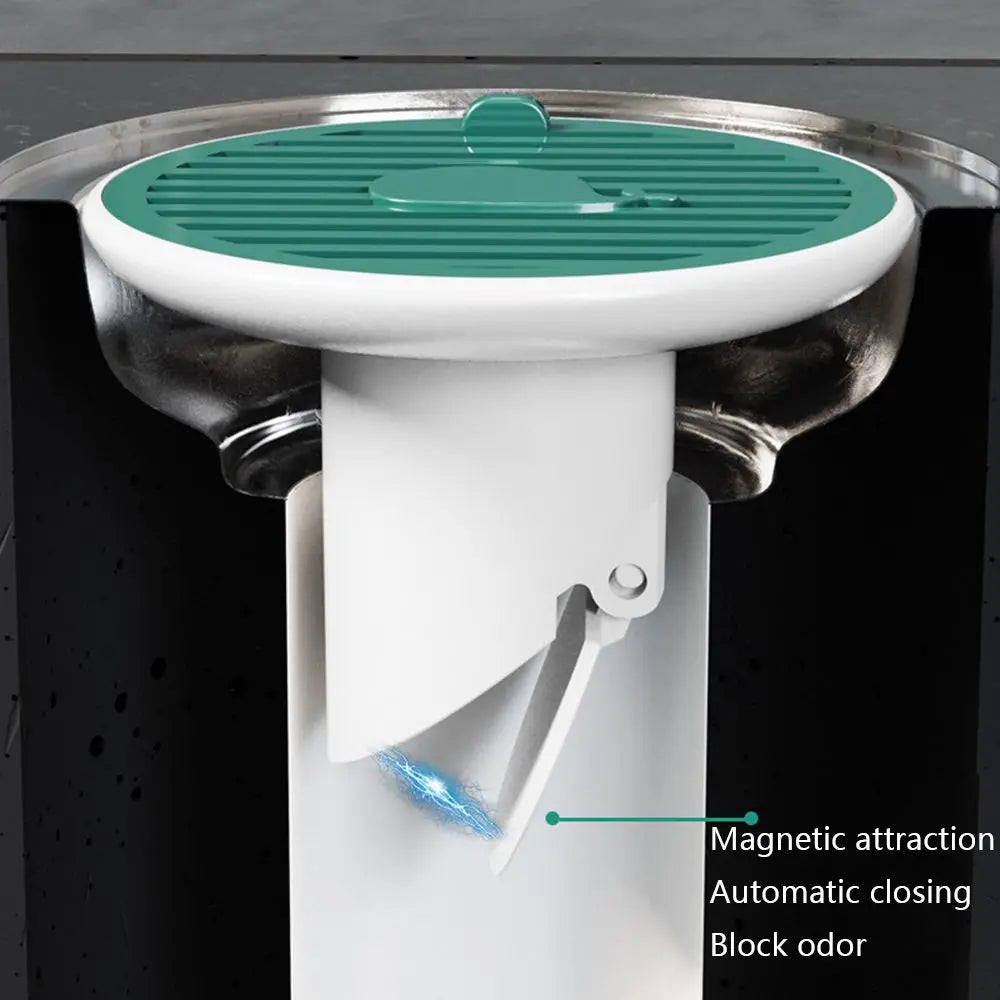 Whale Magnetic Shower Drain Stopper & Odor-Block Hair Trap