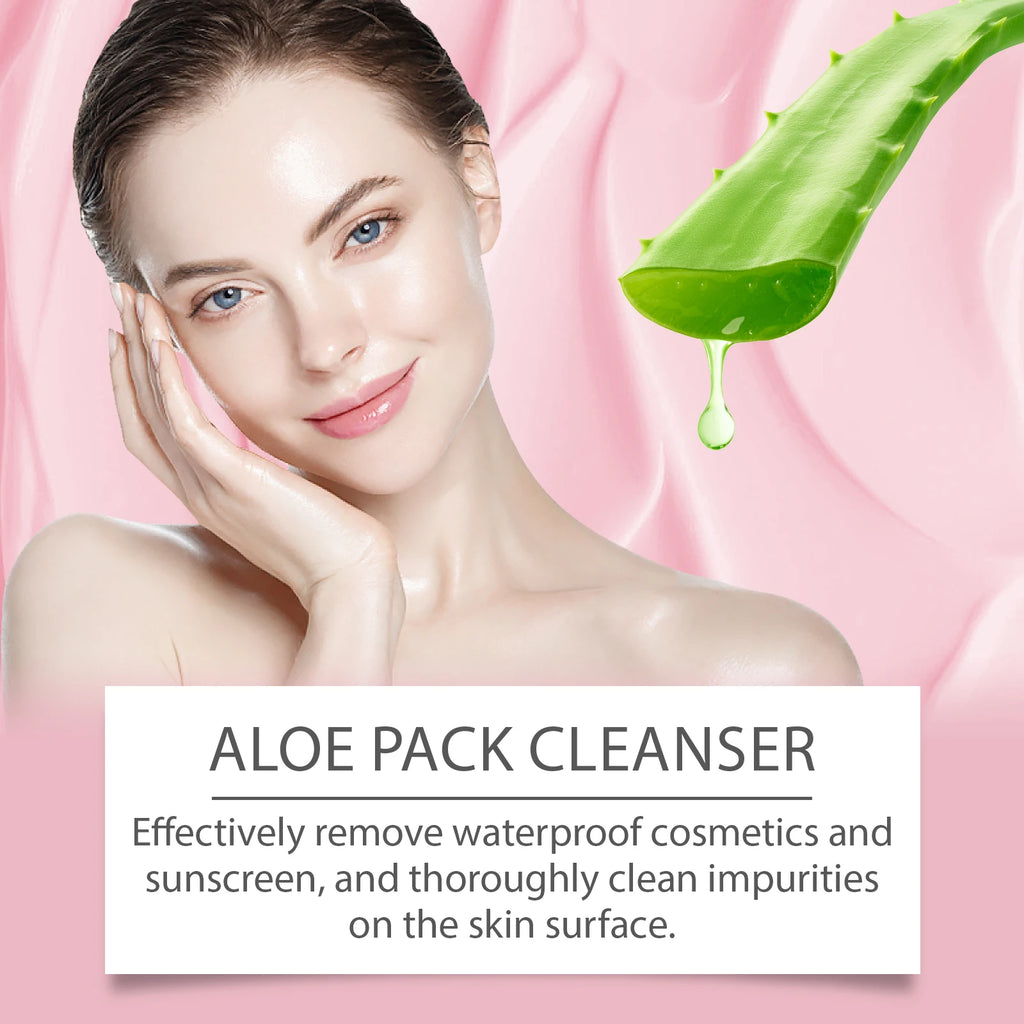 Aloe Vera Soothing Cleansing Cream – Gentle Face Wash 100g Facial Cleanser Oasis Select