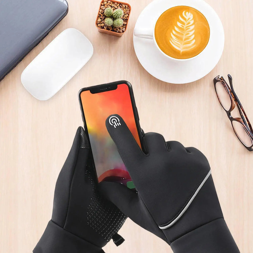 Heated Gloves for Women Man Work Touchscreen Gloves Warm Thermal Windproof Warmers for Cold Weather Cycling Hunting Driving Oasis Select