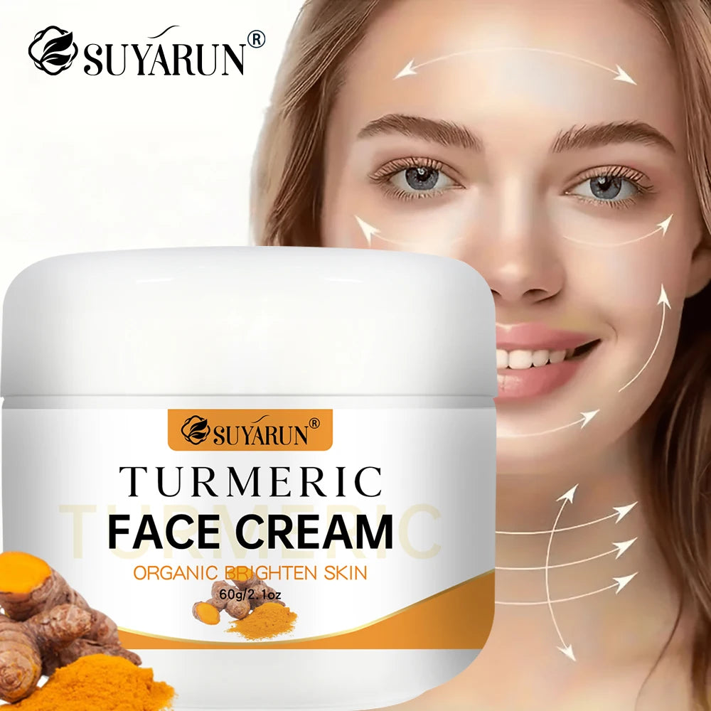 SUYARUN Turmeric Face Cream – Brightening & Anti-Aging Turmeric Face Cream Oasis Select